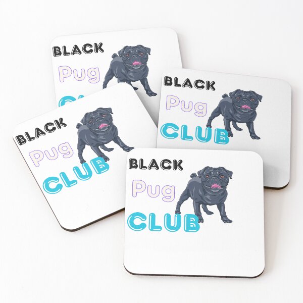 Item preview, Black Pug Club designed and sold by PugaliciousArt.