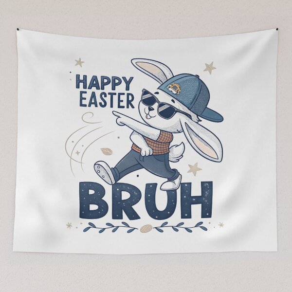 Item preview, happy easter bruh cool bunny designed and sold by GogoGrove.