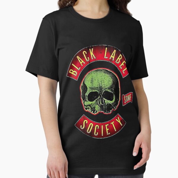 Item preview, Etiqueta de bandera negra Mafia Sociedad banda retro Zakk Wylde Motorhead Ozzy Metal designed and sold by sheriffwillka.