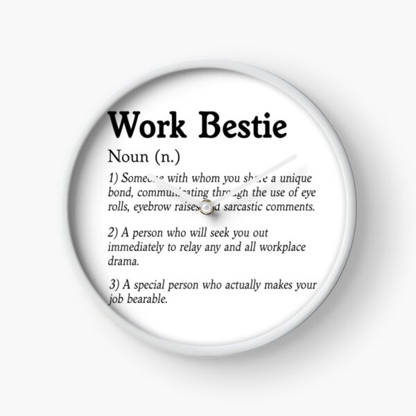 Item preview, Work Bestie – Funny Coworker Appreciation designed and sold by Smell  Cloud.