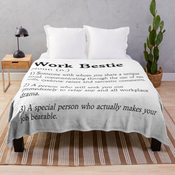 Item preview, Work Bestie – Funny Coworker Appreciation designed and sold by Smell  Cloud.