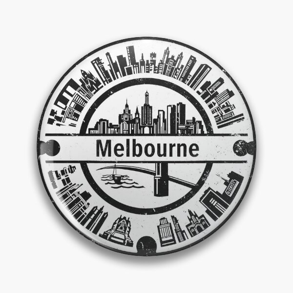 Item preview, Melbourne: Round Manhole Cover designed and sold by GraffitiLab.