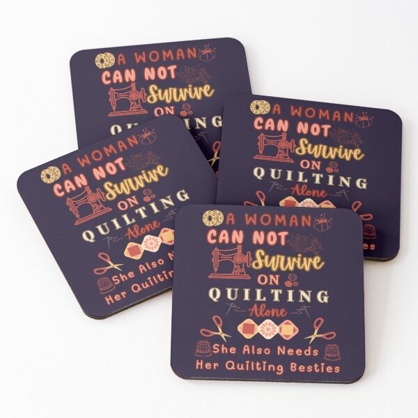 Item preview, A Woman Cannot Survive On Quilting Alone - Quilting Woman designed and sold by Wiss2Arts.