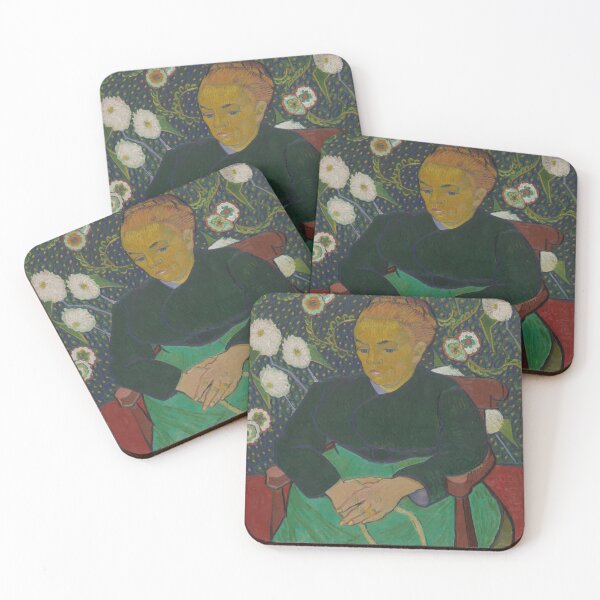Item preview, Madame Roulin Rocking the Cradle (La berceuse) - Vincent van Gogh  designed and sold by Mapsart-.