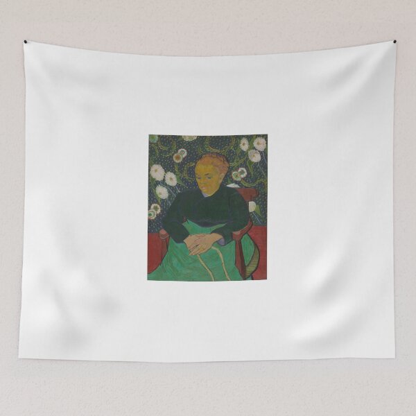 Item preview, Madame Roulin Rocking the Cradle (La berceuse) - Vincent van Gogh  designed and sold by Mapsart-.