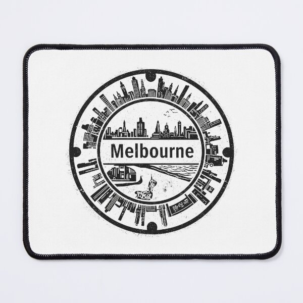 Item preview, Melbourne: Round Manhole Cover designed and sold by GraffitiLab.