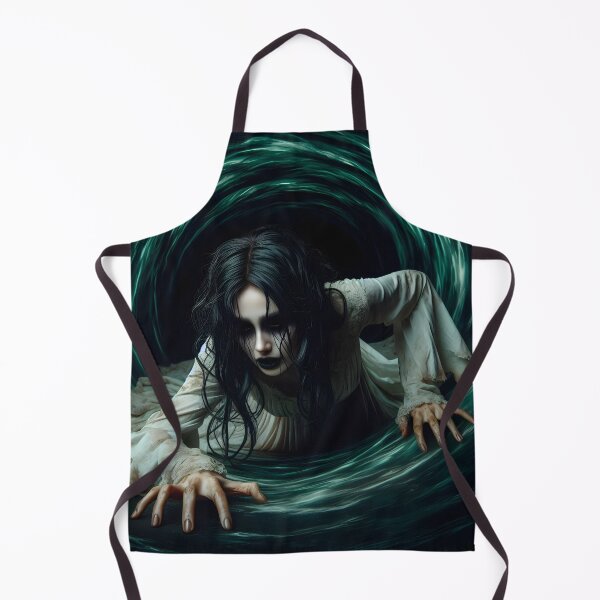 Item preview, The Wailing Descent – Banshee Emerging from a green portal designed and sold by GothicRubette.