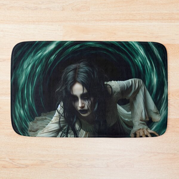 Item preview, The Wailing Descent – Banshee Emerging from a green portal designed and sold by GothicRubette.