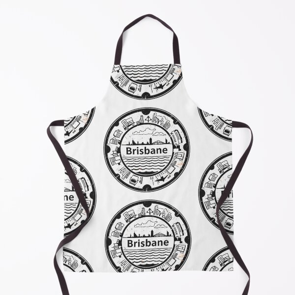 Item preview, Brisbane: Round Manhole Cover designed and sold by GraffitiLab.