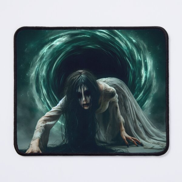 Item preview, The Wailing Descent – Banshee Emerging from a green portal designed and sold by GothicRubette.