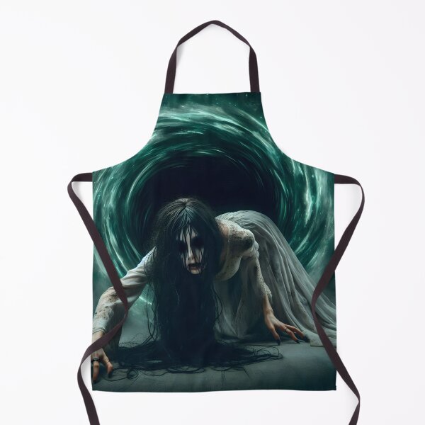 Item preview, The Wailing Descent – Banshee Emerging from a green portal designed and sold by GothicRubette.