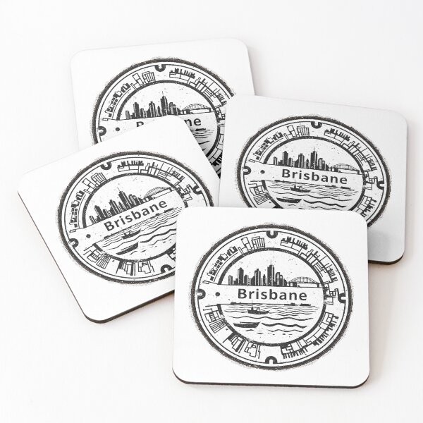 Item preview, Brisbane: Round Manhole Cover designed and sold by GraffitiLab.