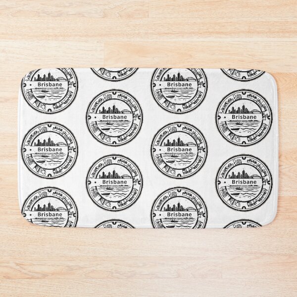 Item preview, Brisbane: Round Manhole Cover designed and sold by GraffitiLab.