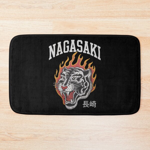 Item preview, Vintage Nagasaki Japan T-Shirt – Bold Tiger Tattoo Design designed and sold by paulo silveira.