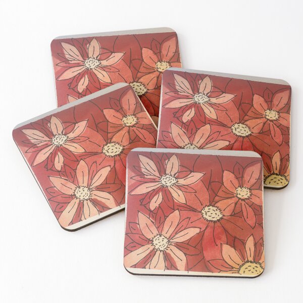Item preview, Sketchy Daisy in Red designed and sold by JWPortman.
