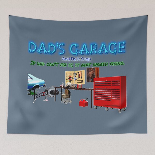 Item preview, Dad's Garage designed and sold by D Young Art.
