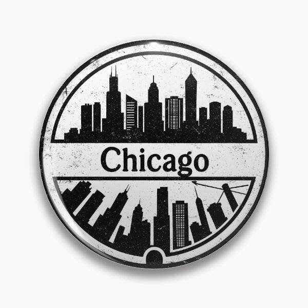 Item preview, Chicago: Round Manhole Cover designed and sold by GraffitiLab.