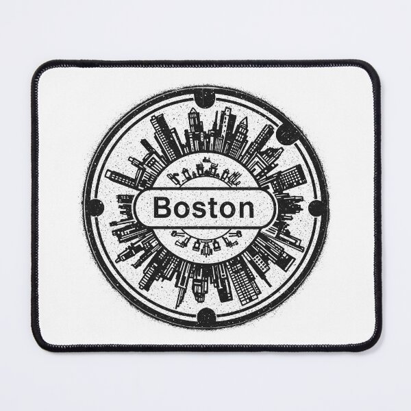 Item preview, Boston: Round Manhole Cover designed and sold by GraffitiLab.