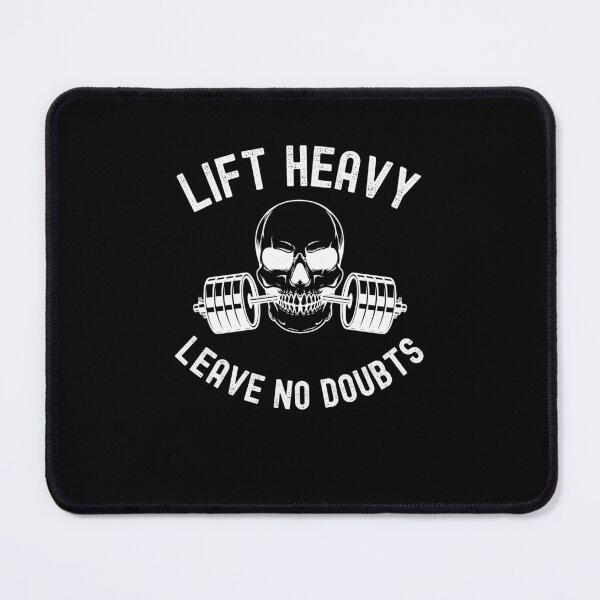 Item preview, Lift heavy Leave no Doubts Weightlifter funny gym skeleton designed and sold by snowry.