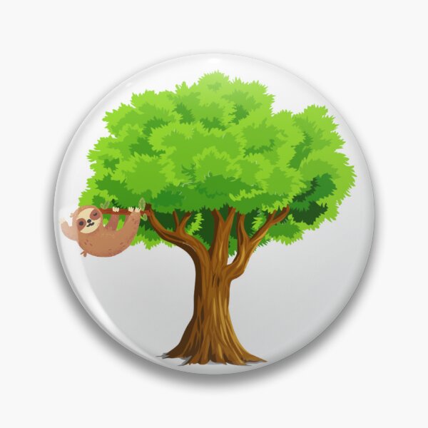 Item preview, Sloth in the tree designed and sold by Phantom Sloth Designs.