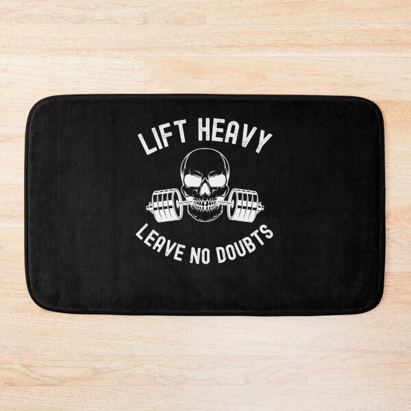 Item preview, Lift heavy Leave no Doubts Weightlifter funny gym skeleton designed and sold by snowry.