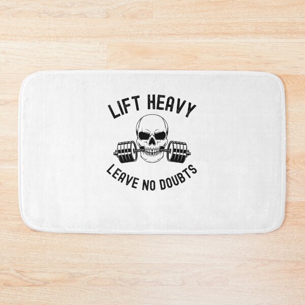 Item preview, Lift heavy Leave no Doubts Weightlifter gym skeleton humor designed and sold by snowry.