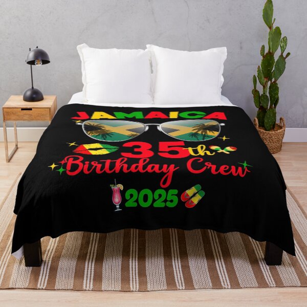 Item preview, Jamaica Trip 35th Birthday Crew 2025 designed and sold by doodIllustrate.