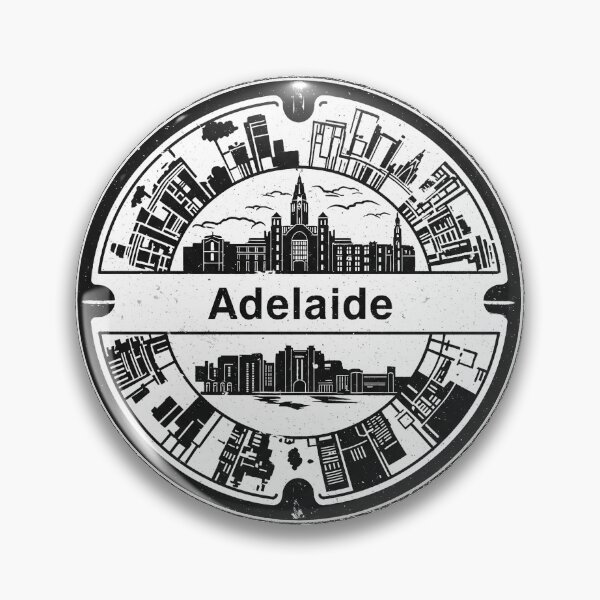 Item preview, Adelaide - Australia: Round manhole cover designed and sold by GraffitiLab.