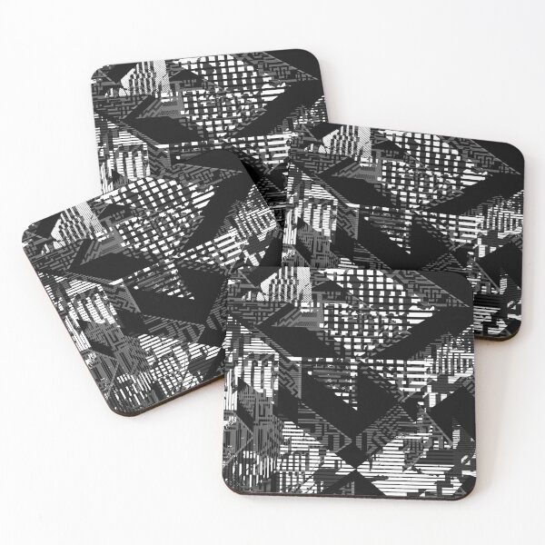 Item preview, Pattern Abstract black and white geometric designed and sold by BeebooDesign.