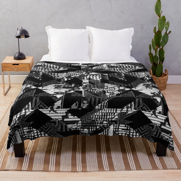 Item preview, Pattern Abstract black and white geometric designed and sold by BeebooDesign.