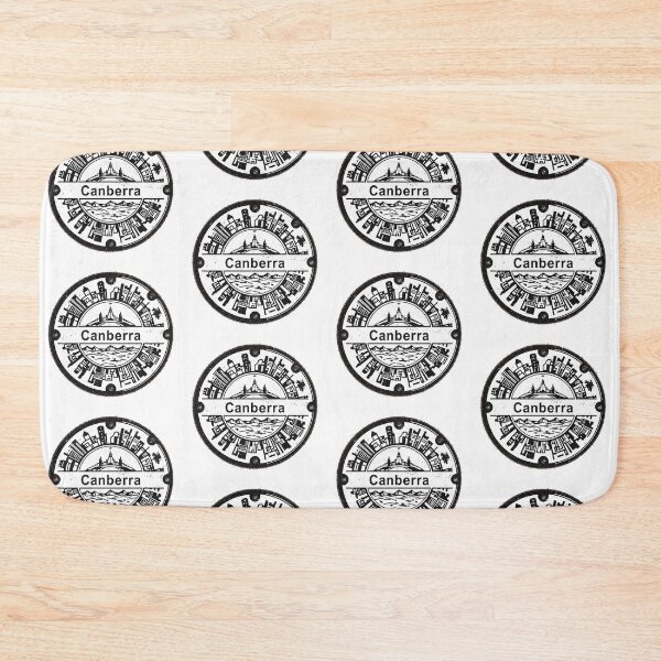 Item preview, Canberra - Australia: Round manhole cover designed and sold by GraffitiLab.
