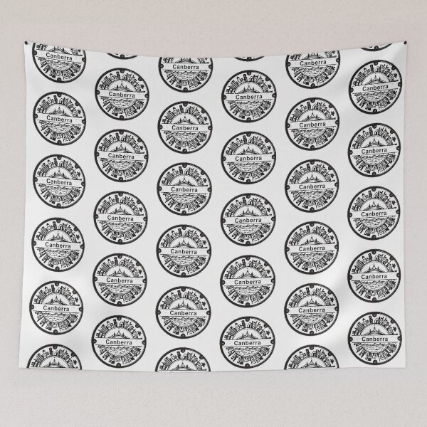 Item preview, Canberra - Australia: Round manhole cover designed and sold by GraffitiLab.