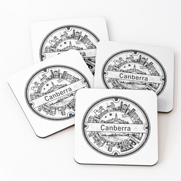 Item preview, Canberra - Australia: Round manhole cover designed and sold by GraffitiLab.