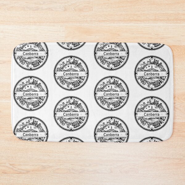 Item preview, Canberra - Australia: Round manhole cover designed and sold by GraffitiLab.