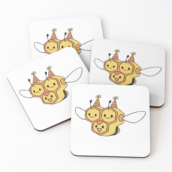 Item preview, Combee with party hats designed and sold by kyravreeland.
