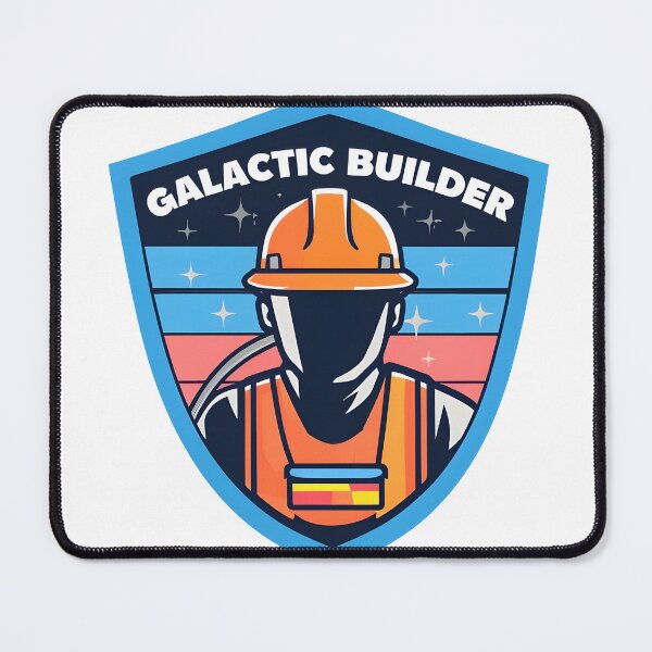 Item preview, Galactic Builder Badge designed and sold by GalacticLabs.