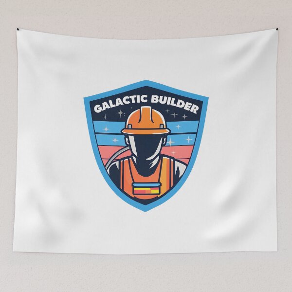 Item preview, Galactic Builder Badge designed and sold by GalacticLabs.