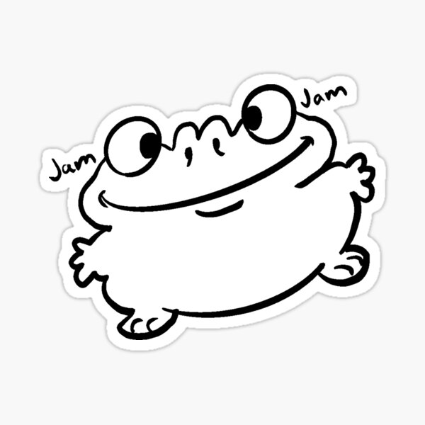 Item preview, Jam Jam the Toad Outline  designed and sold by jamomoco.