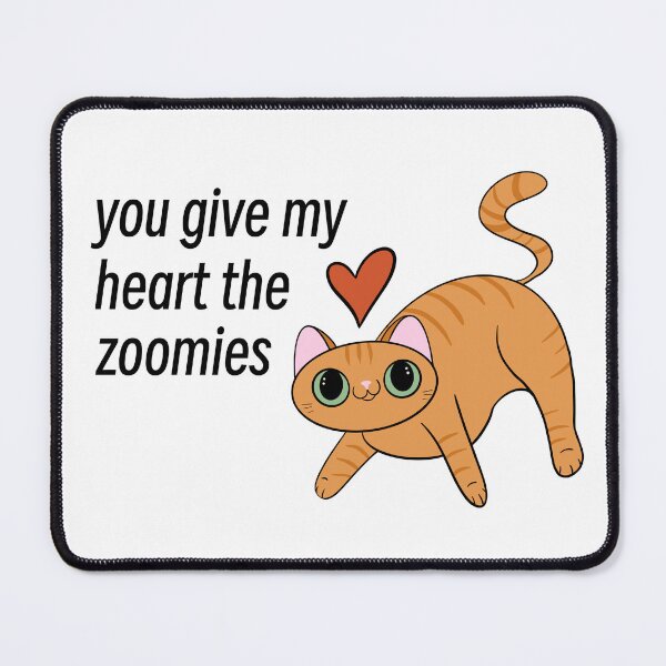 Item preview, You Give My Heart the Zoomies (Orange Tabby) designed and sold by makell-creates.