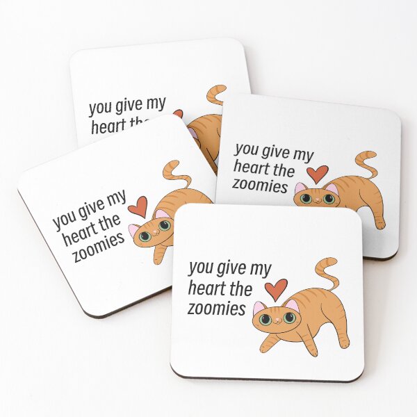 Item preview, You Give My Heart the Zoomies (Orange Tabby) designed and sold by makell-creates.
