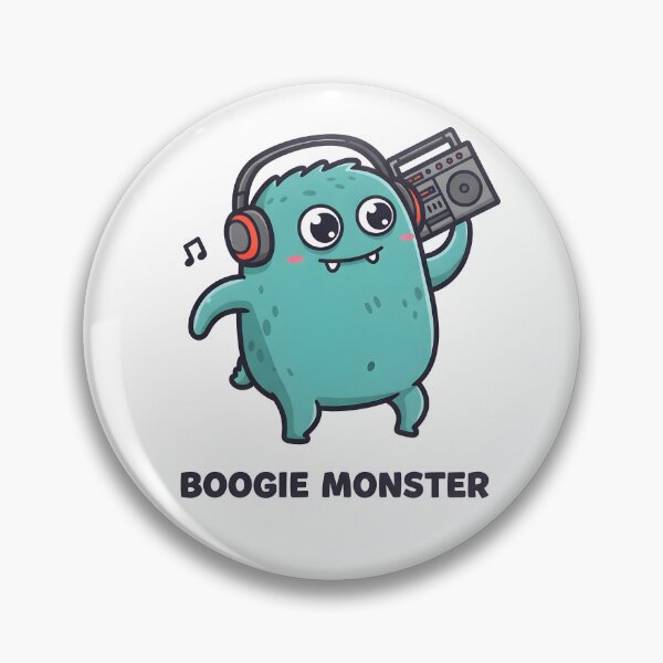 Item preview, Boogie Monster | Cute Dancing Creature with Headphones designed and sold by SeGoArtDesign.