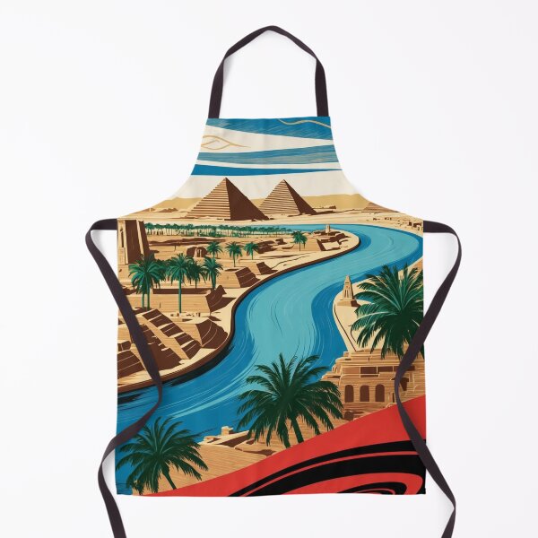Item preview, Nile River Egypt Vintage Travel Tourism designed and sold by TravelersGems.