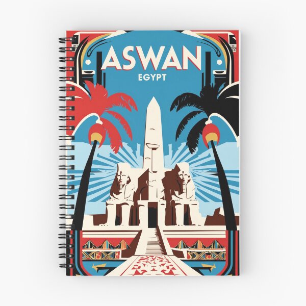 Item preview, Aswan Egypt Vintage Travel Tourism designed and sold by TravelersGems.