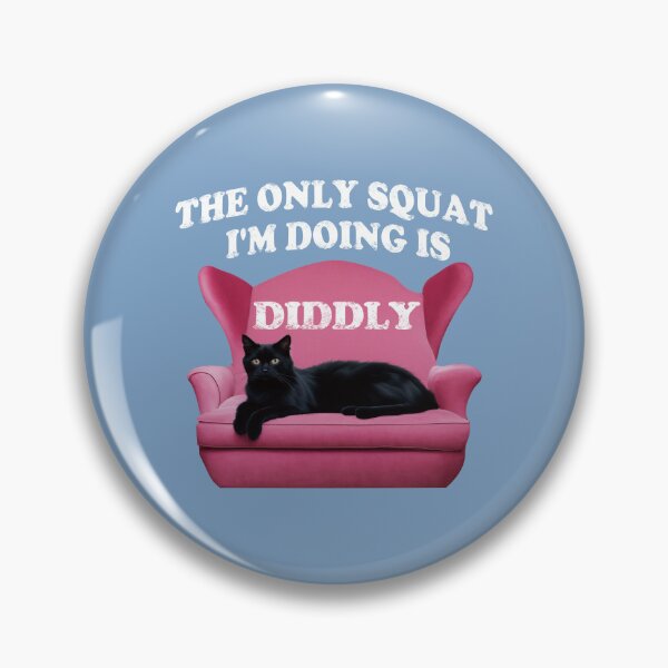 Item preview, The Only Squat I'm Doing Is Diddly Squat. Cat. designed and sold by EunsooLee.