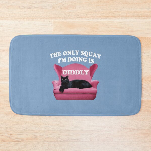 Item preview, The Only Squat I'm Doing Is Diddly Squat. Cat. designed and sold by EunsooLee.