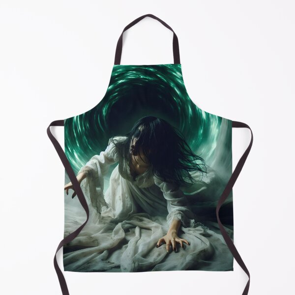 Item preview, The Wailing Descent – Banshee Emerging from a green portal designed and sold by GothicRubette.