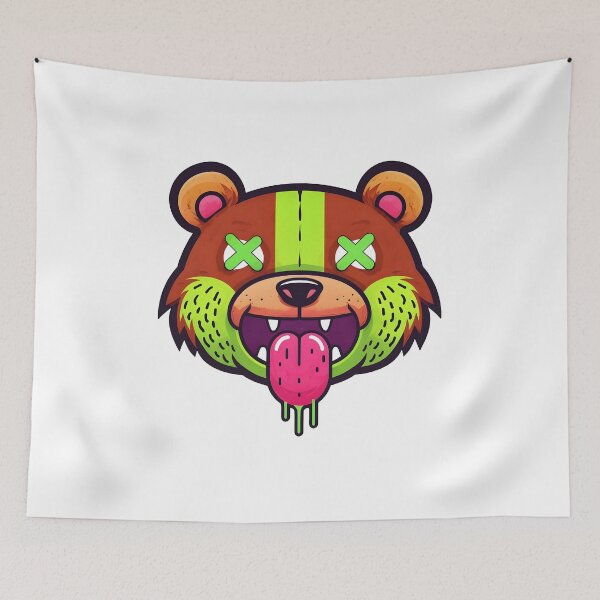 Item preview, Vibrant Bear Face designed and sold by GalacticLabs.