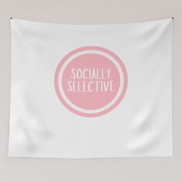 Item preview, Socially Selective  designed and sold by CharmStudio.