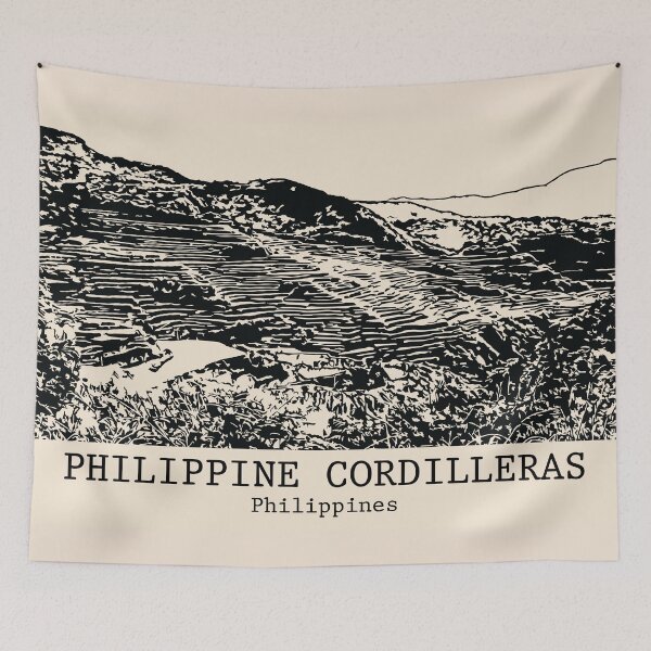 Aperçu de l'œuvre Cordillères des Philippines - Philippines créée et vendue par Lakeric Cityscapes.