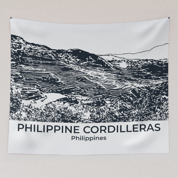 Aperçu de l'œuvre Cordillères des Philippines - Philippines créée et vendue par Lakeric Cityscapes.